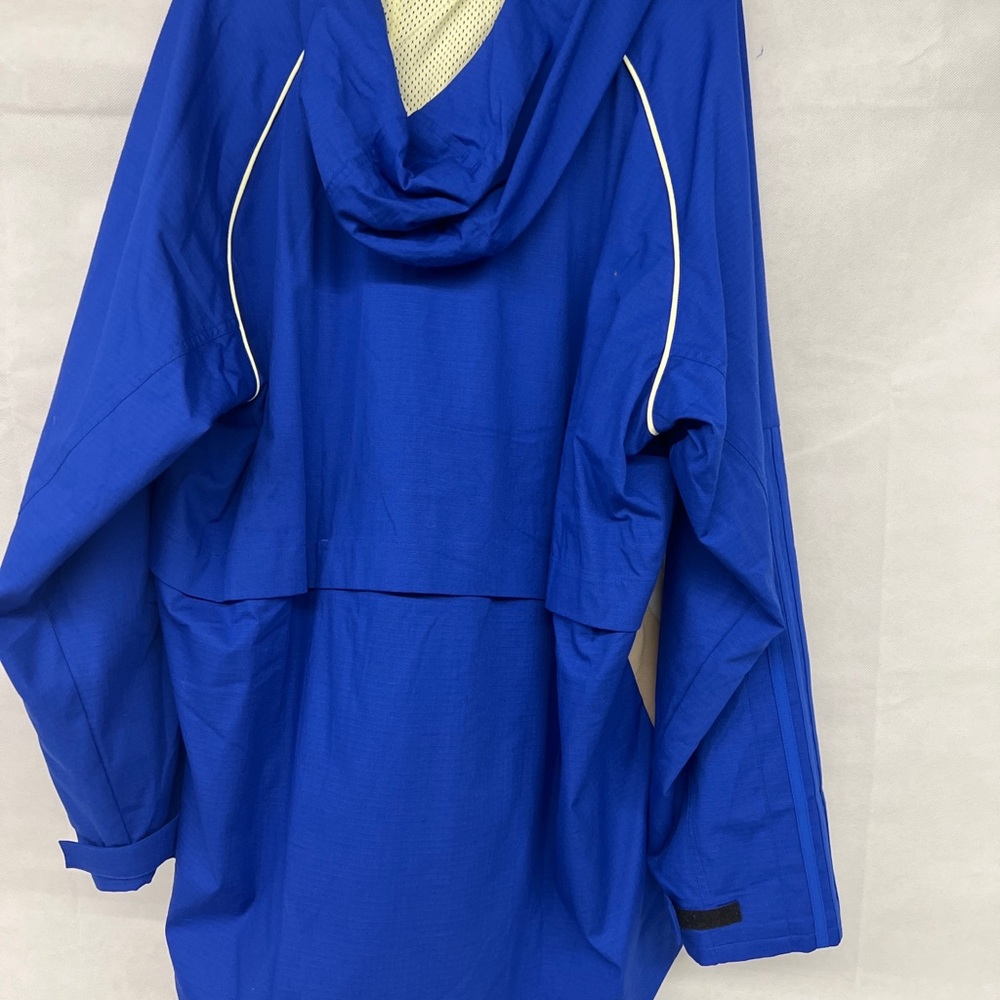 NEW NWT $170 ADIDAS ALLTIMERS JACKET BLUE / CARBON Mesh lining colorblock coat - Picture 9 of 12